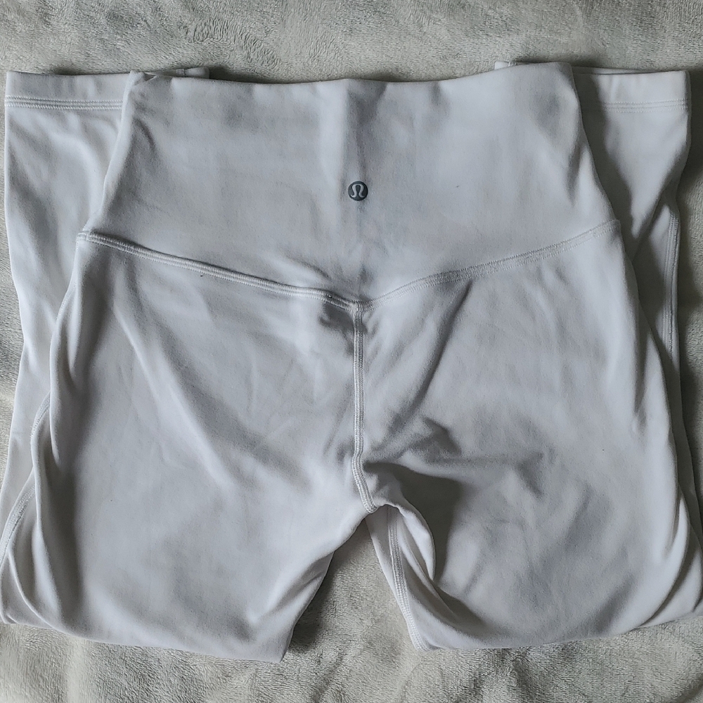 Lululemon White Align Leggings